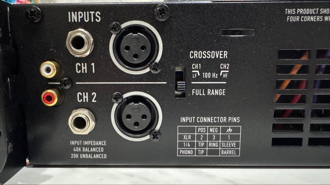 動作確認済】QSC GX5 パワーアンプ｜PA・店舗音響