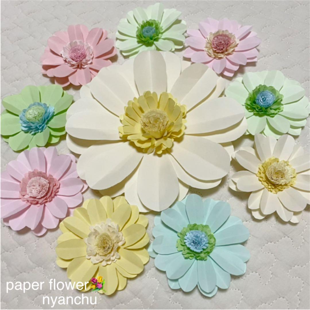 ペーパーフラワー 折り紙 お花