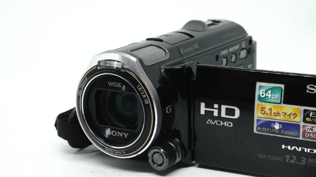 【U2161】 SONY Handycam HDR-CX560V ソニー