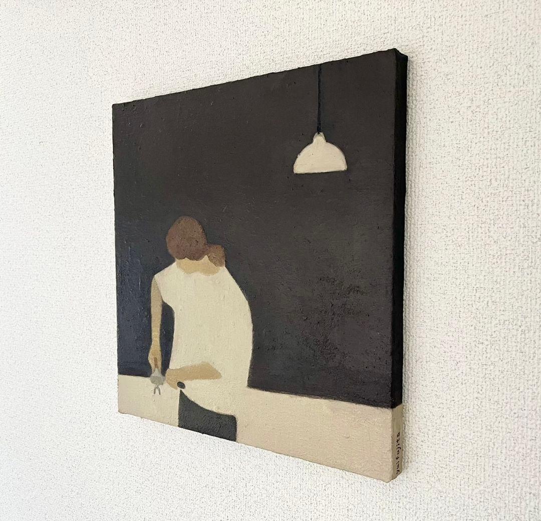 油彩画　タンピング