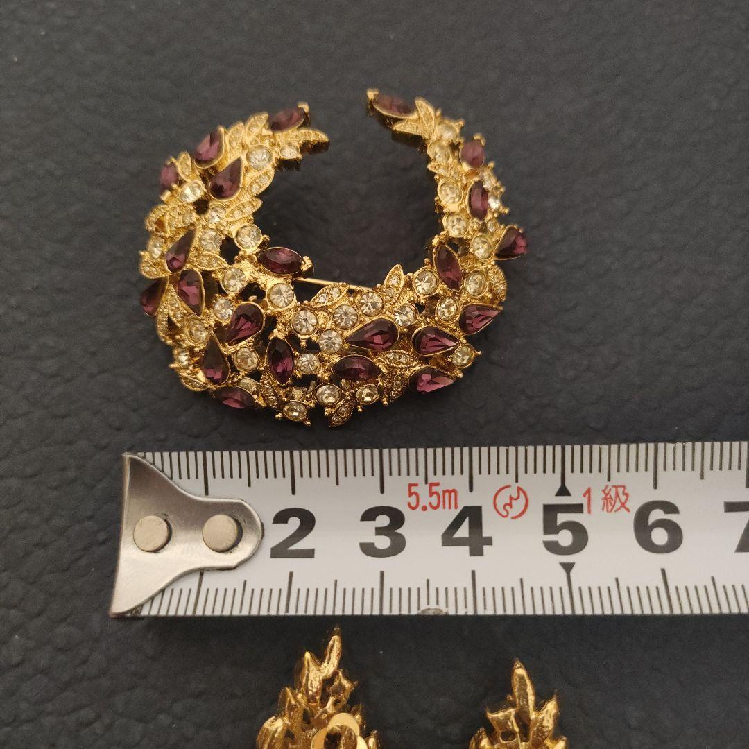 D´ORLAN ブローチ&イヤリング セット ヴィンテージ ビンテージ オールド