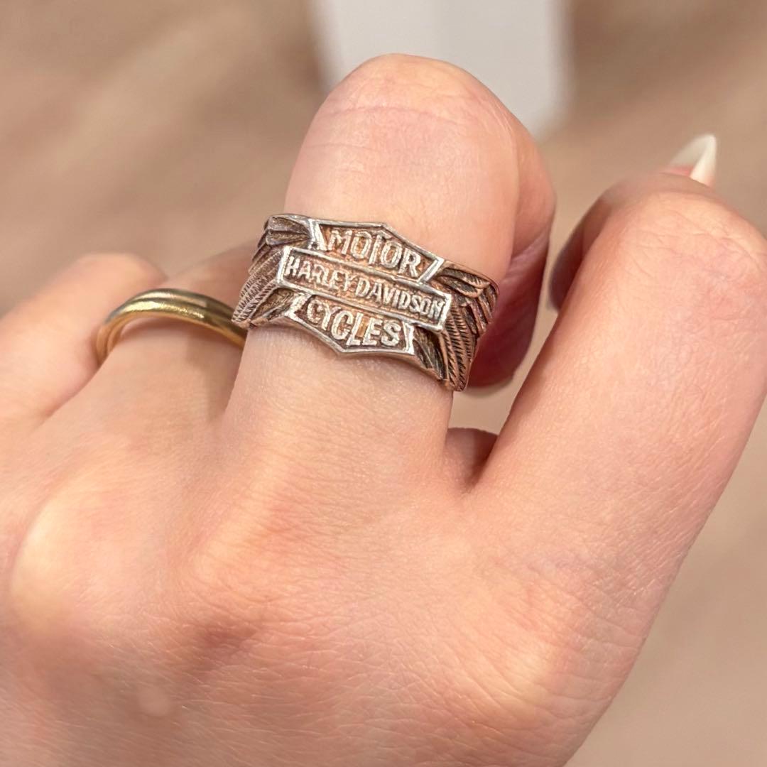 Harley-Davidson シルバー925 19号　ヴィンテージ　70年代