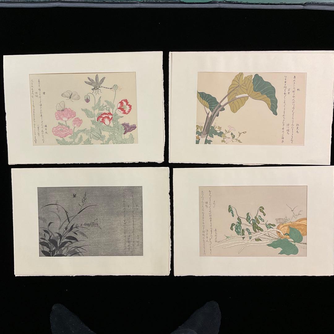 牧野 宗則「雪月夜」木版画・限定品・直筆サイン入り□日本を代表する