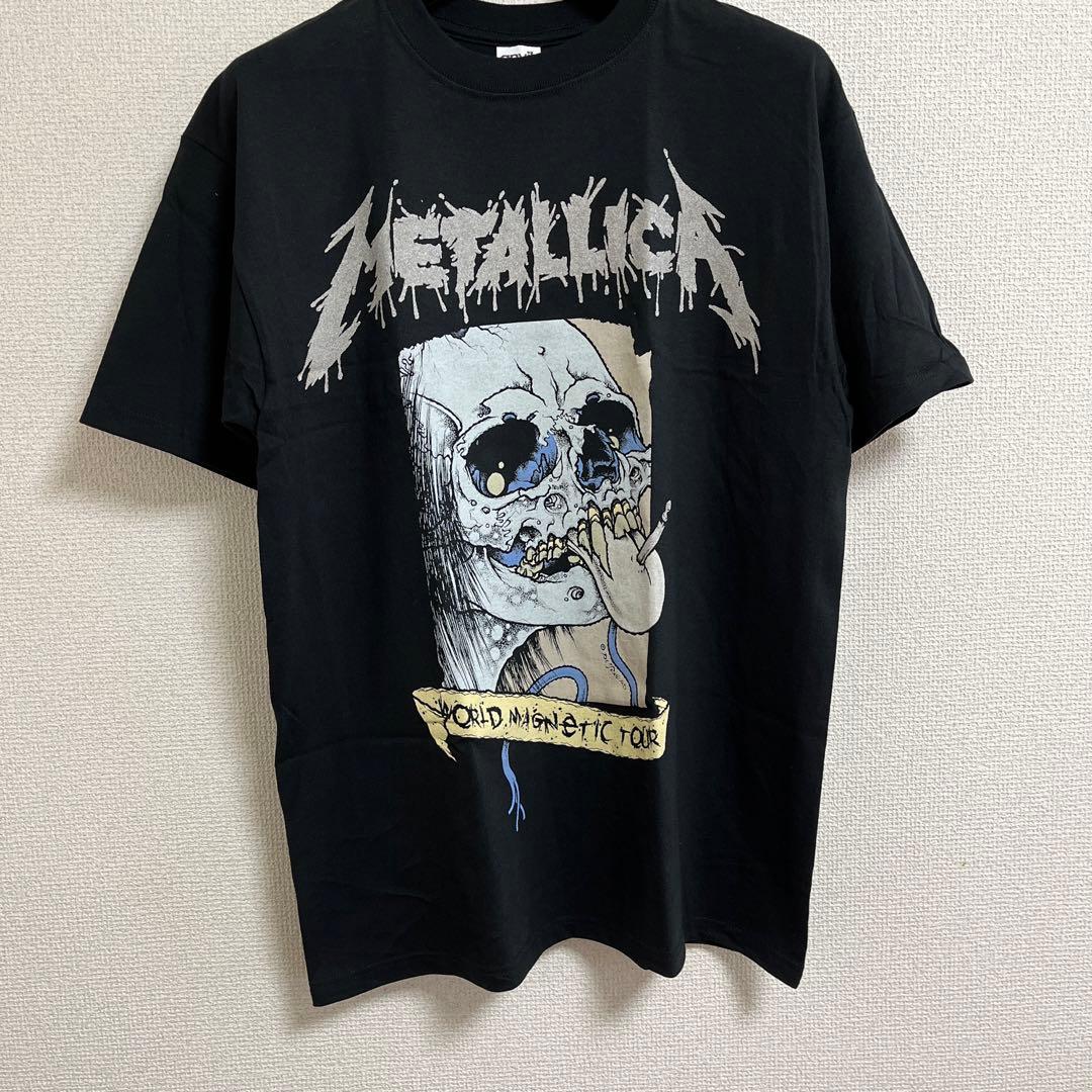 デッドストック93年メタリカTシャツbrockumバンドtメタルデッド