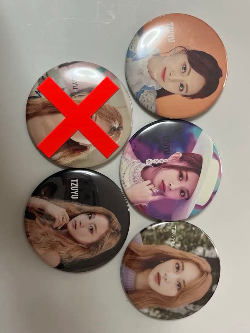 TWICE ツウィ 缶バッジ 5個セット - メルカリ