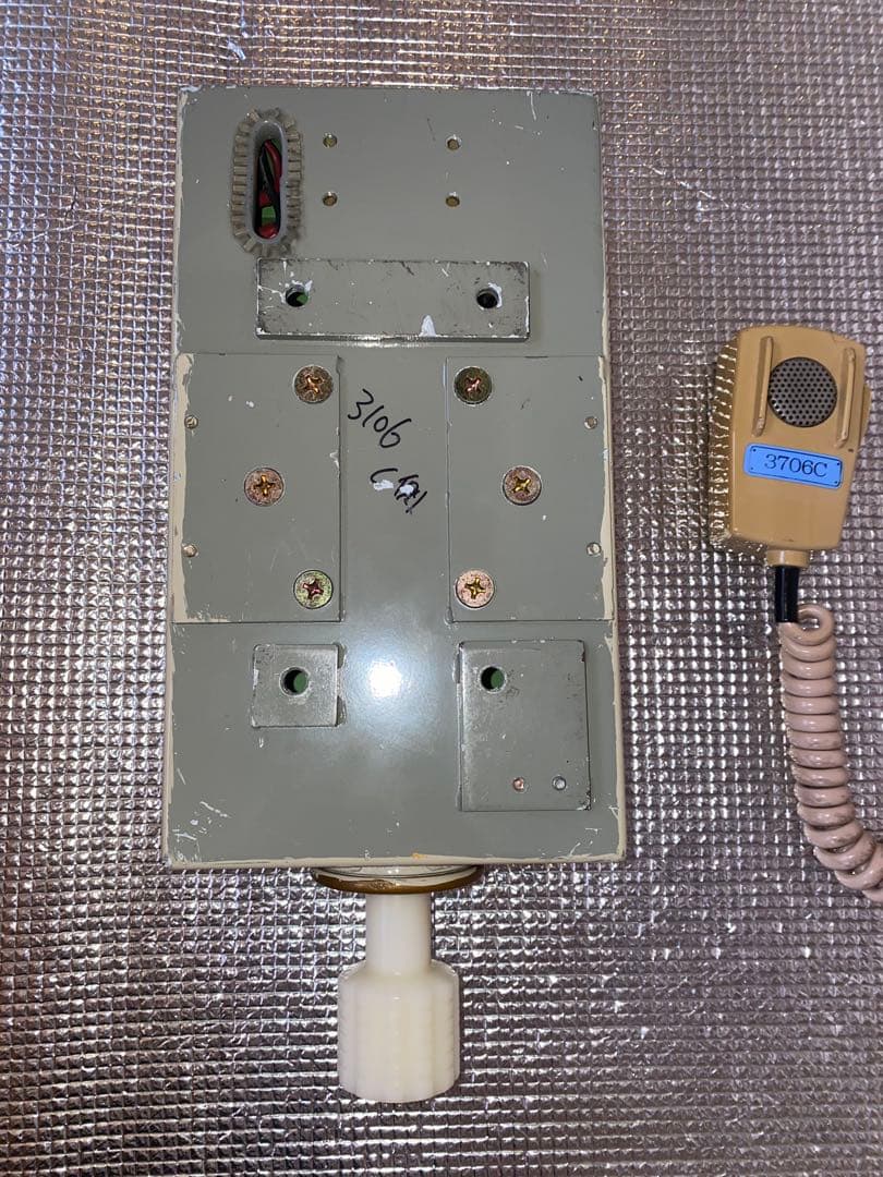 近鉄3200系KL06編成　車掌スイッチとマイクセット