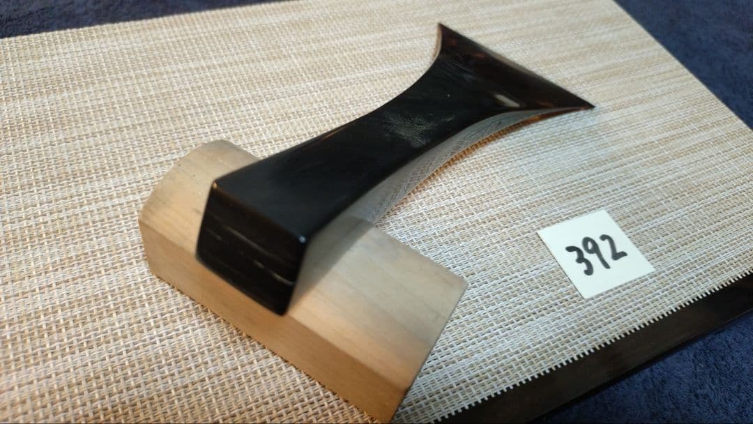 三味線バチ【送料無料】392黒水牛天然素材 - メルカリ