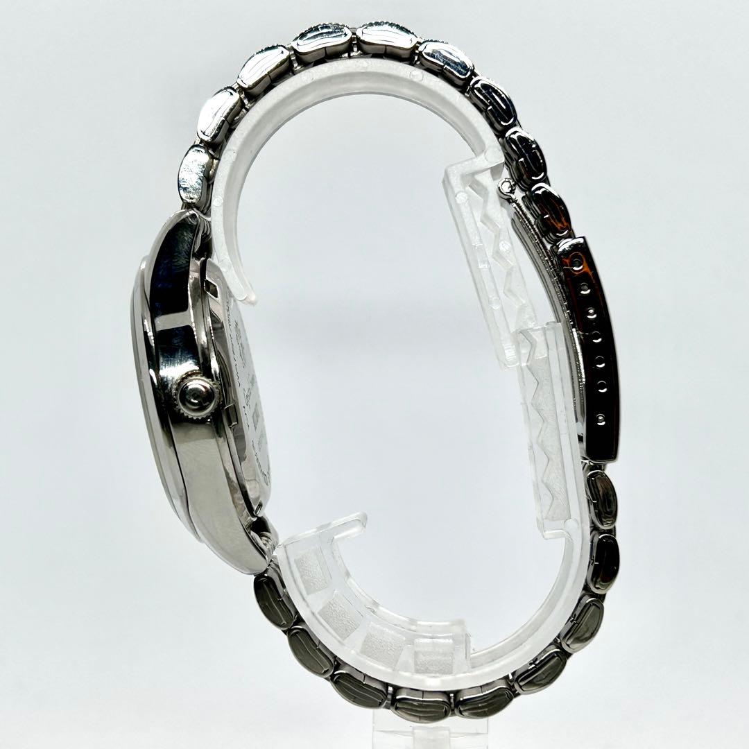 稼働品 CITIZEN クリスタルセブン 21石 自動巻き デイデイト シルバー