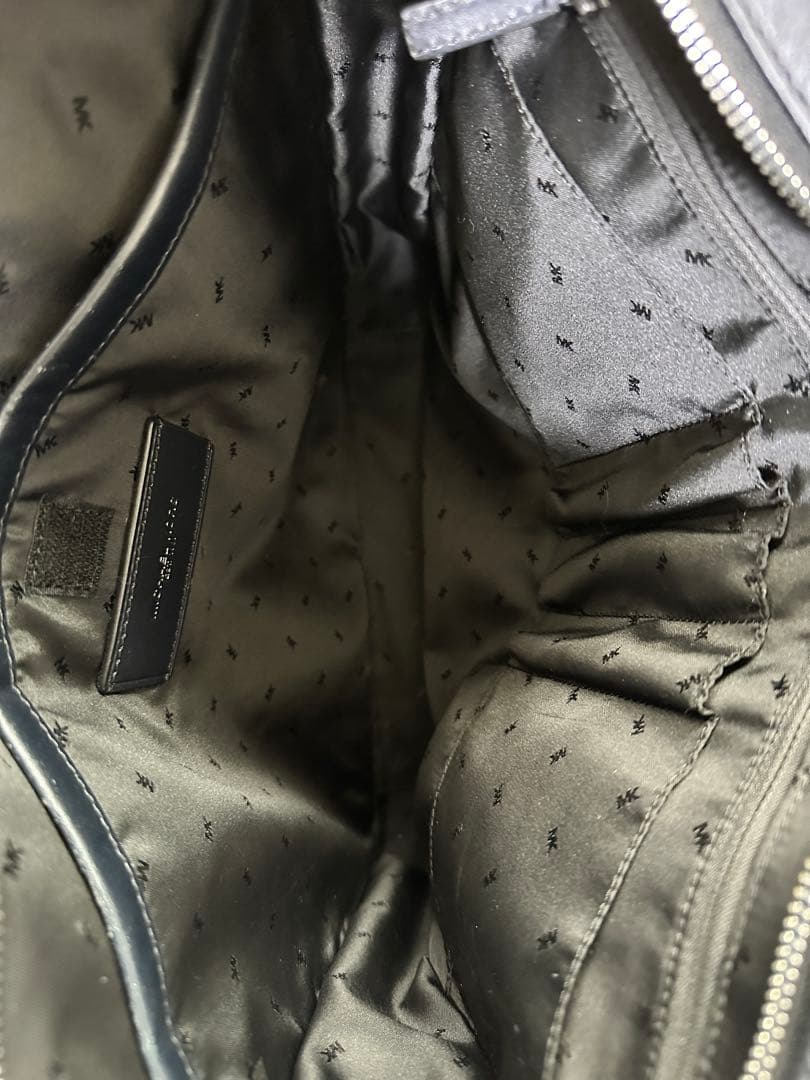 MICHAEL KORS ダークブルー トートバッグ