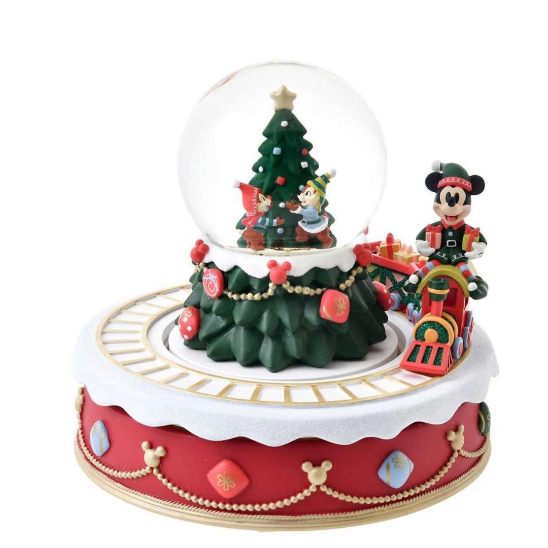 レア】ディズニー スノーグローブ ツリー スノードーム ミッキー 完売