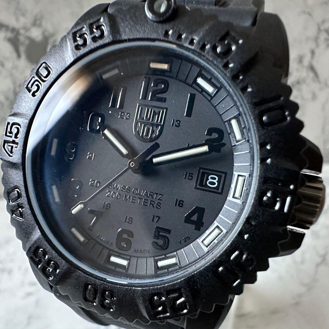 美品 Luminox ルミノックス ブラックアウト 7050 SERIES