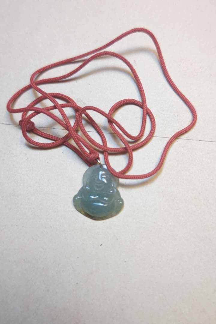 翡翠 大黒天 ネックレス ペンダント 玉石 仏像、根付