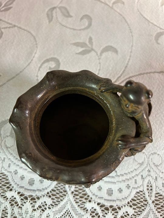 高岡銅器 瑞雲作 香炉 アンティーク インテリア