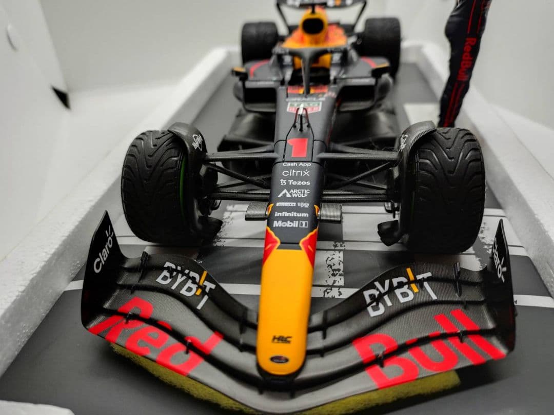 1/18　ミニチャンプス　レッドブル　RB-18 2022