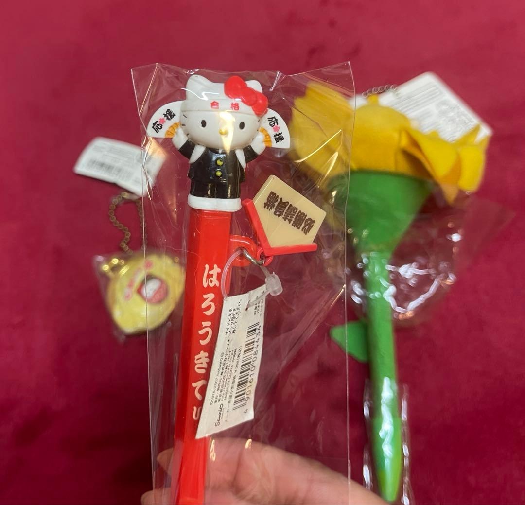 激レア·タグ付き☆ご当地キティ 花 妖精 キーホルダー ペン 3体