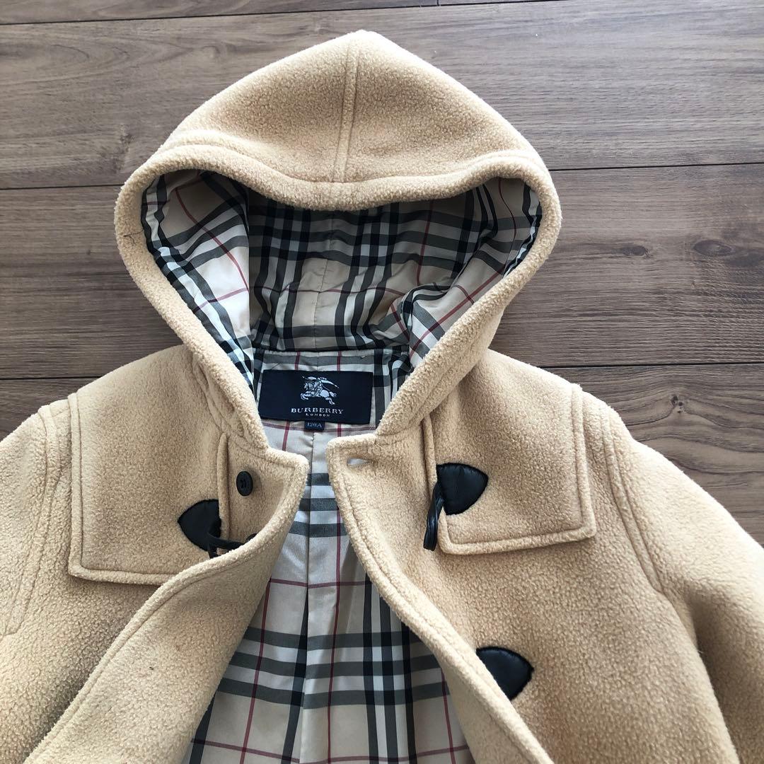 バーバリーダッフルコート120子供用