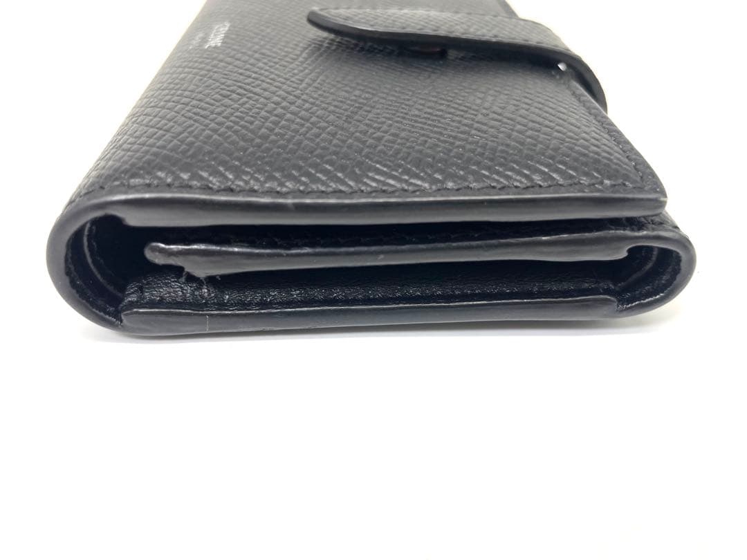 CELINE セリーヌ ミニストラップウォレット 三つ折財布 ブラック