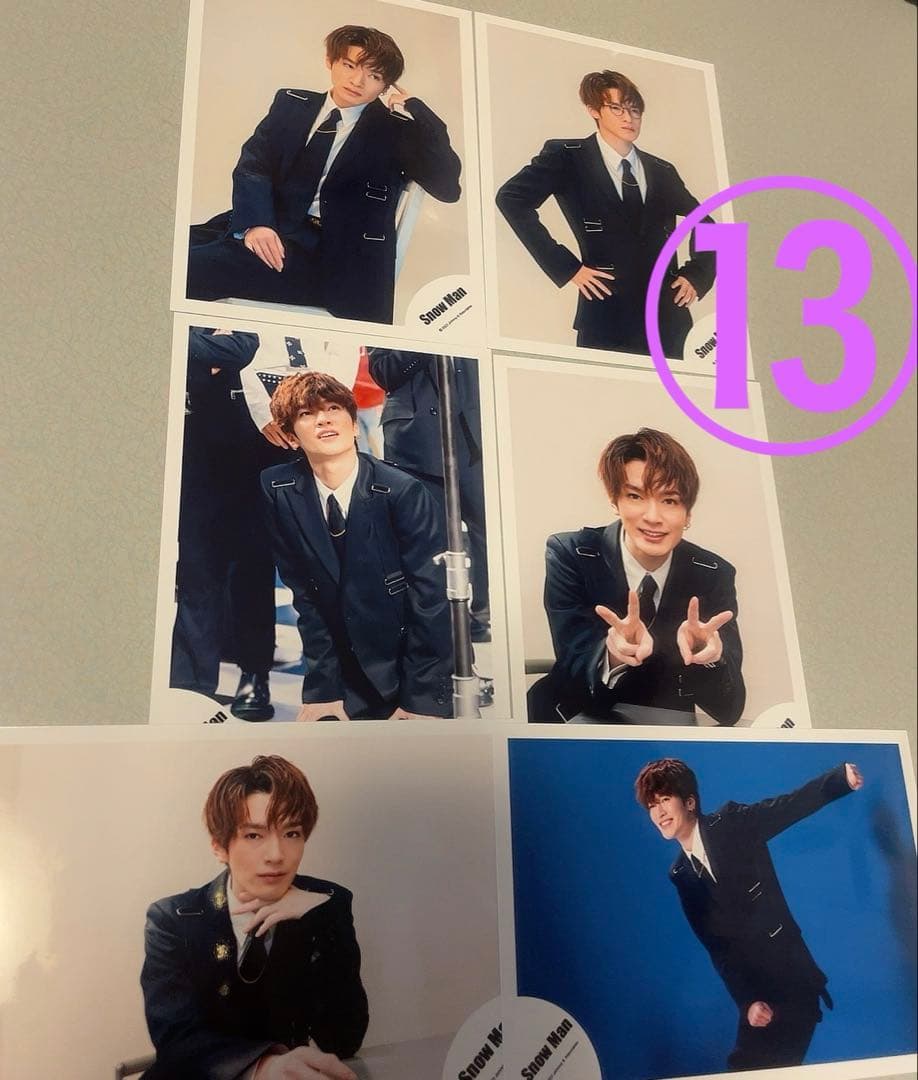 Man 深澤辰哉 公式生写真 まとめ売り