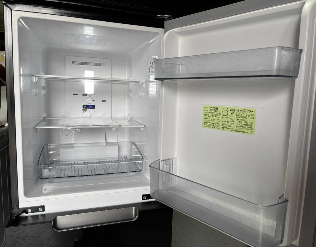 SHARPどっちもドア 冷蔵庫152L SJ-GD15H-B / 2022年製