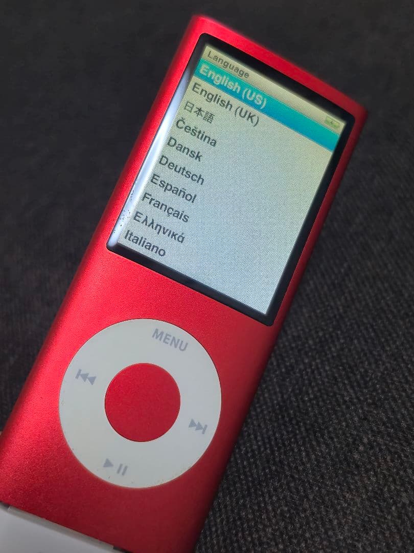 Apple iPod nano 第4世代 8GB MB751J/A RED - メルカリ