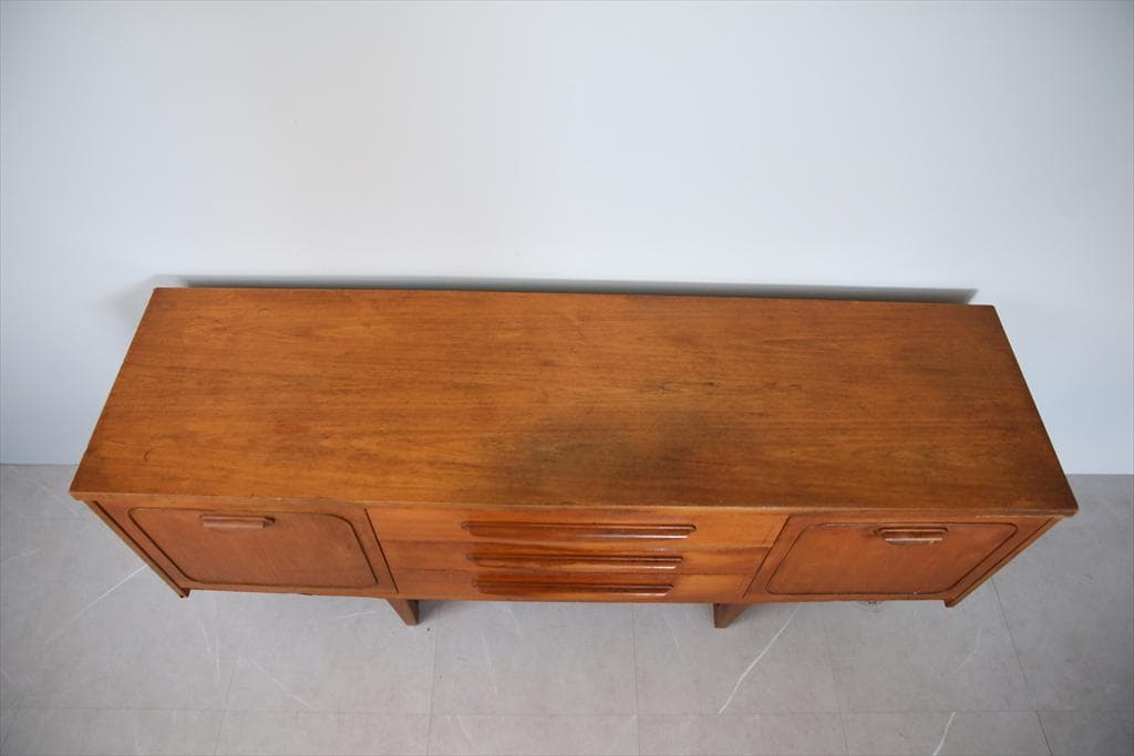 英国アンティークStonehill製サイドボード/木製机テレビ台(91-248)