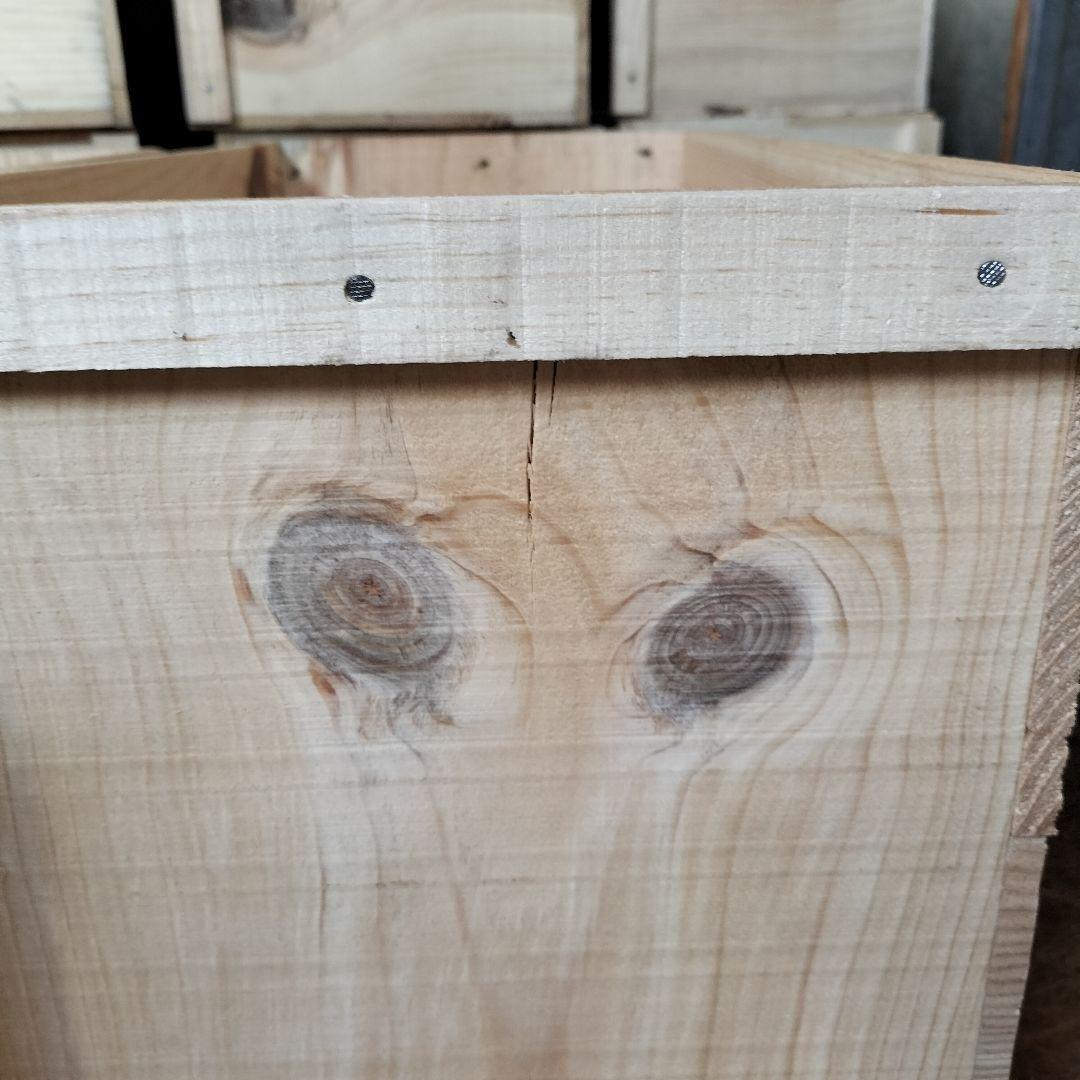 《訳アリ持ち手有りんご箱》2箱セット★収納 本棚 キャンプ 木箱 インテリア