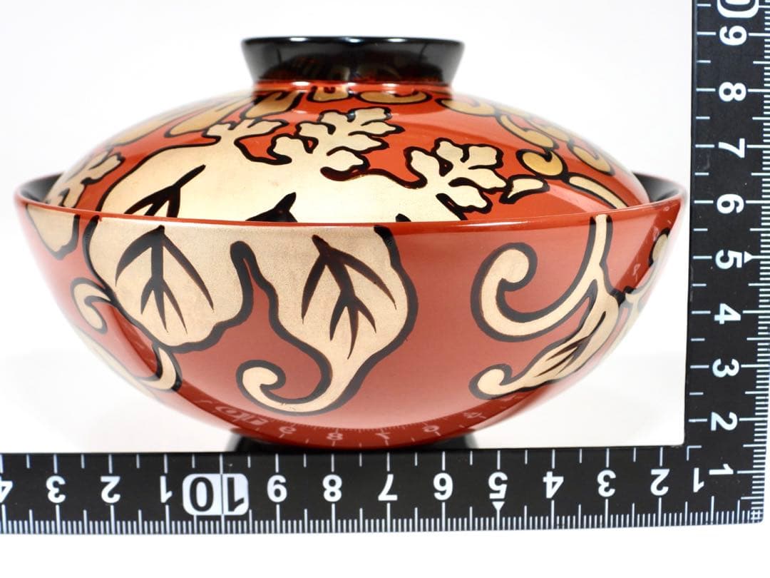 輪島塗 木製漆器 沈金 蓋椀 吸物椀 汁椀 10客　直径13cm