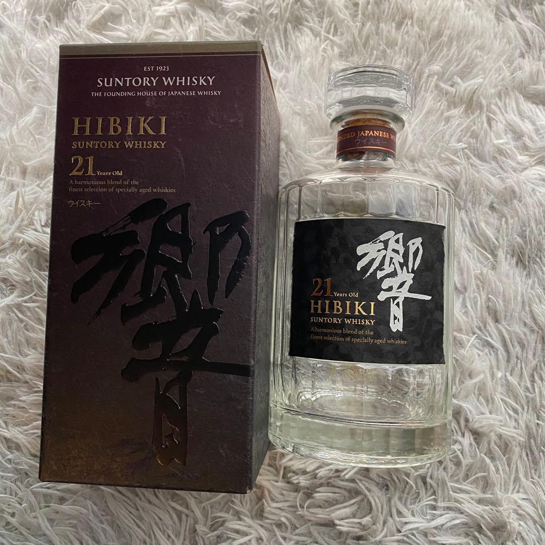サントリー響21年 ブレンデッドウイスキー空瓶箱付
