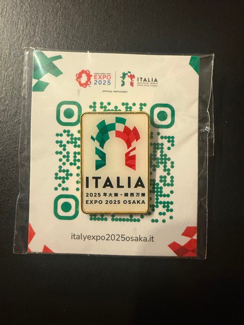y*k様 万博　イタリア　ピンバッジ　レア　非売品　新品未使用　未開封　人気　e 大阪関西万博 イタリア館 レア シークレット ピンバッジ イタリア
