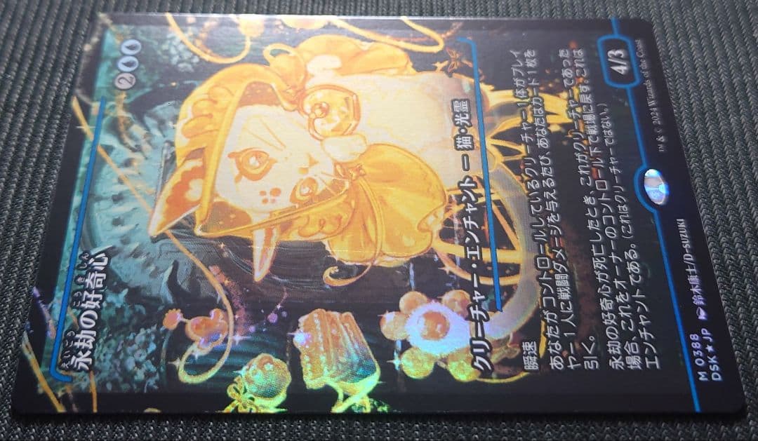 mtg 稀少個体 ボーダーレス FOIL 永劫の好奇心 日本語版 dsk