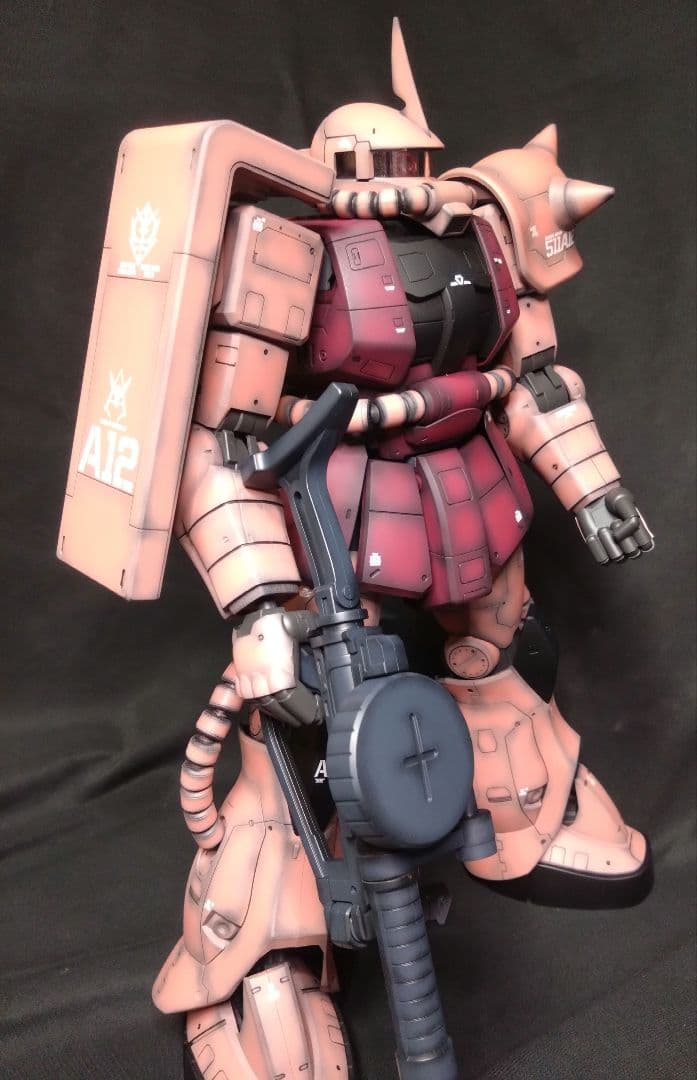 メガサイズモデル　ガンダム　シャア専用ザク 完成品2体セット