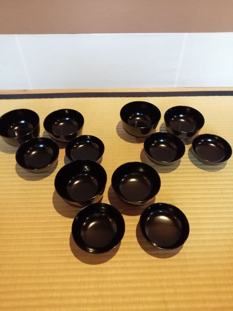 茶事道具】山中塗茶懐石道具一揃 懐石380