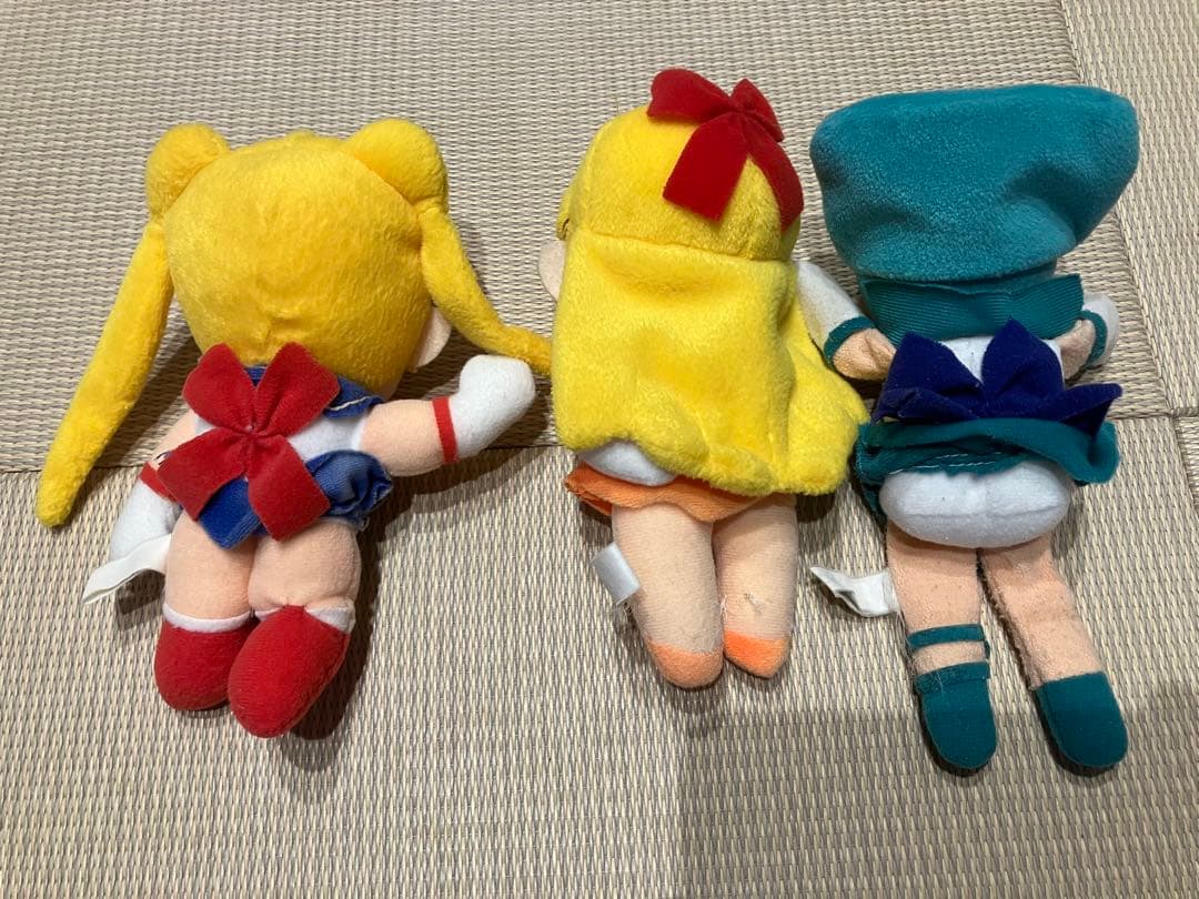 セーラームーン ぬいぐるみ 3体セット　３０年前？激レア