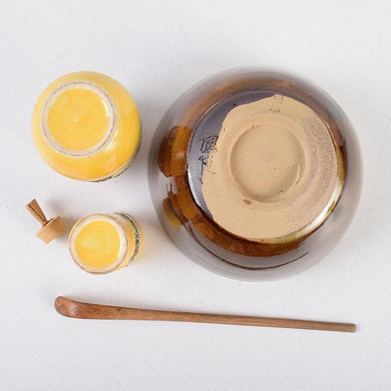 茶道具 桑茶箱 黄交趾 振出 巾筒など 九点 一式 M R9337 - メルカリ