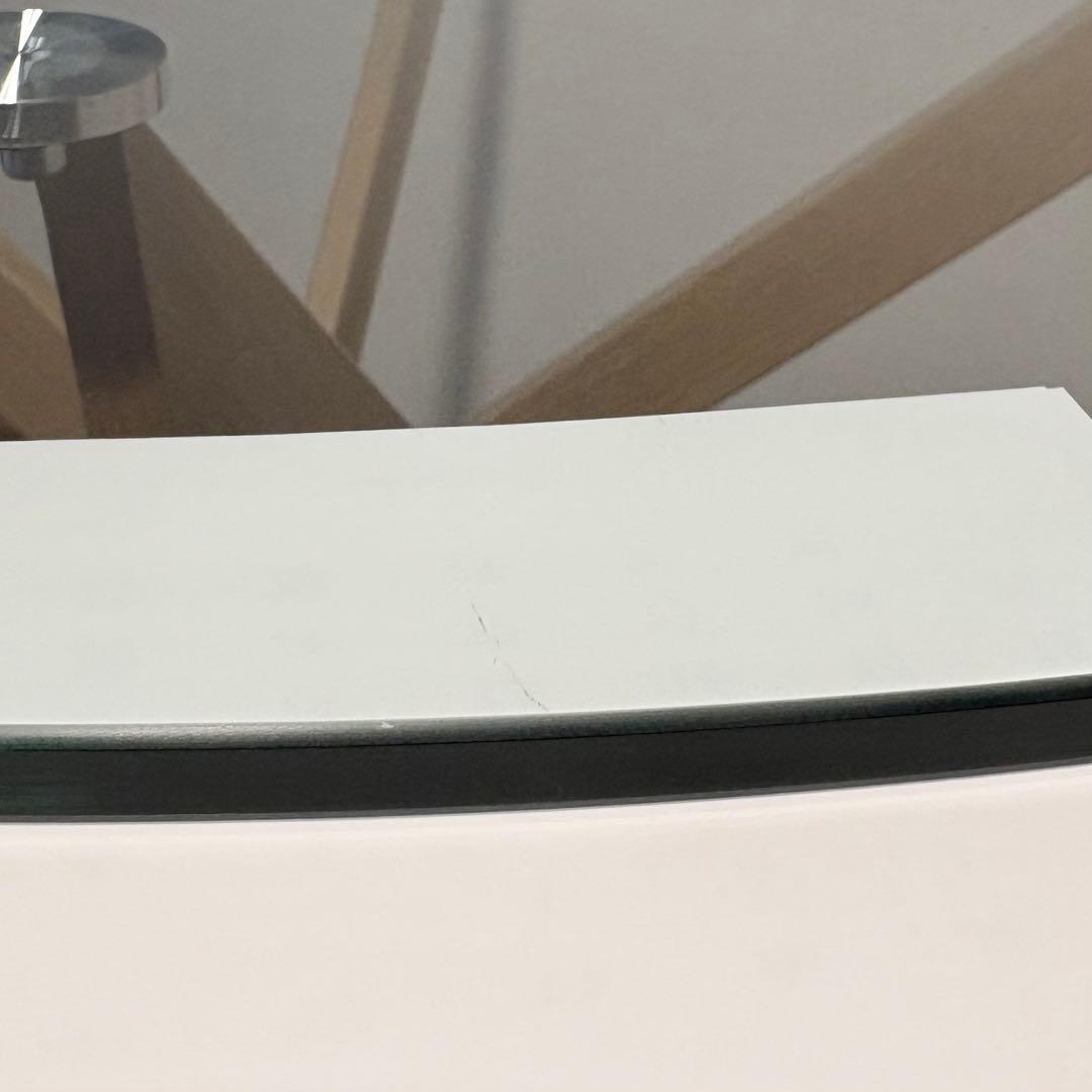 円形ガラス天板　ダイニングテーブル