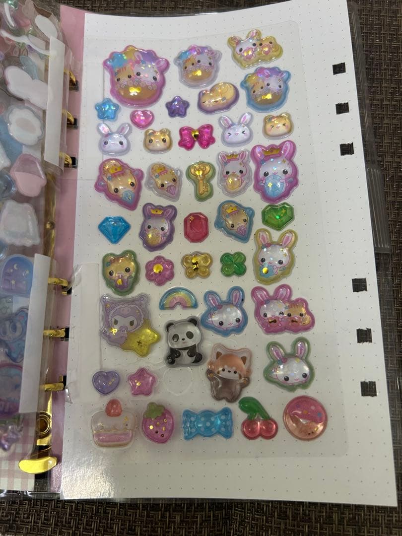 シール帳完成品　シール新品未使用品セット