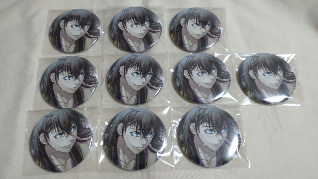 薄桜鬼 藤堂平助 缶バッジ 10点