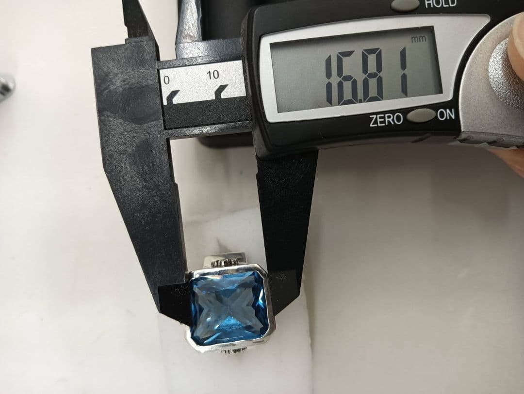 ロイヤルオーダー　GOD リング　ブルー 925