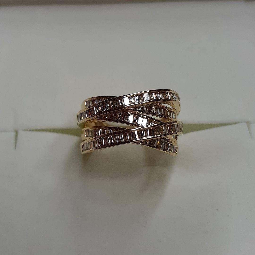 Ｋ１８ＹＧ ブラウンダイヤモンド リング 約１．００ct