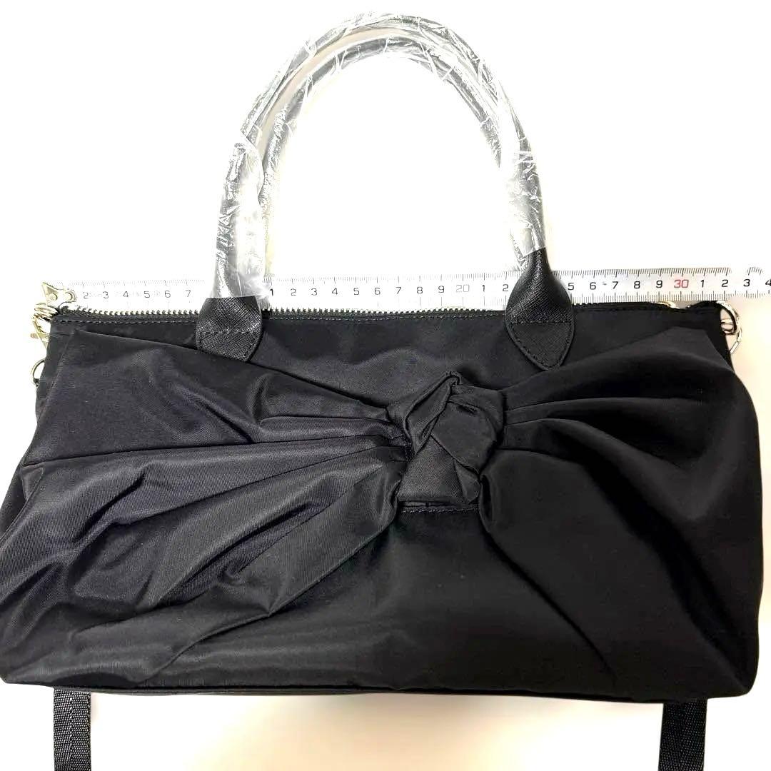 LANVIN en Bleuリボン トートバッグ　ショルダーバック　ハンドバッグ