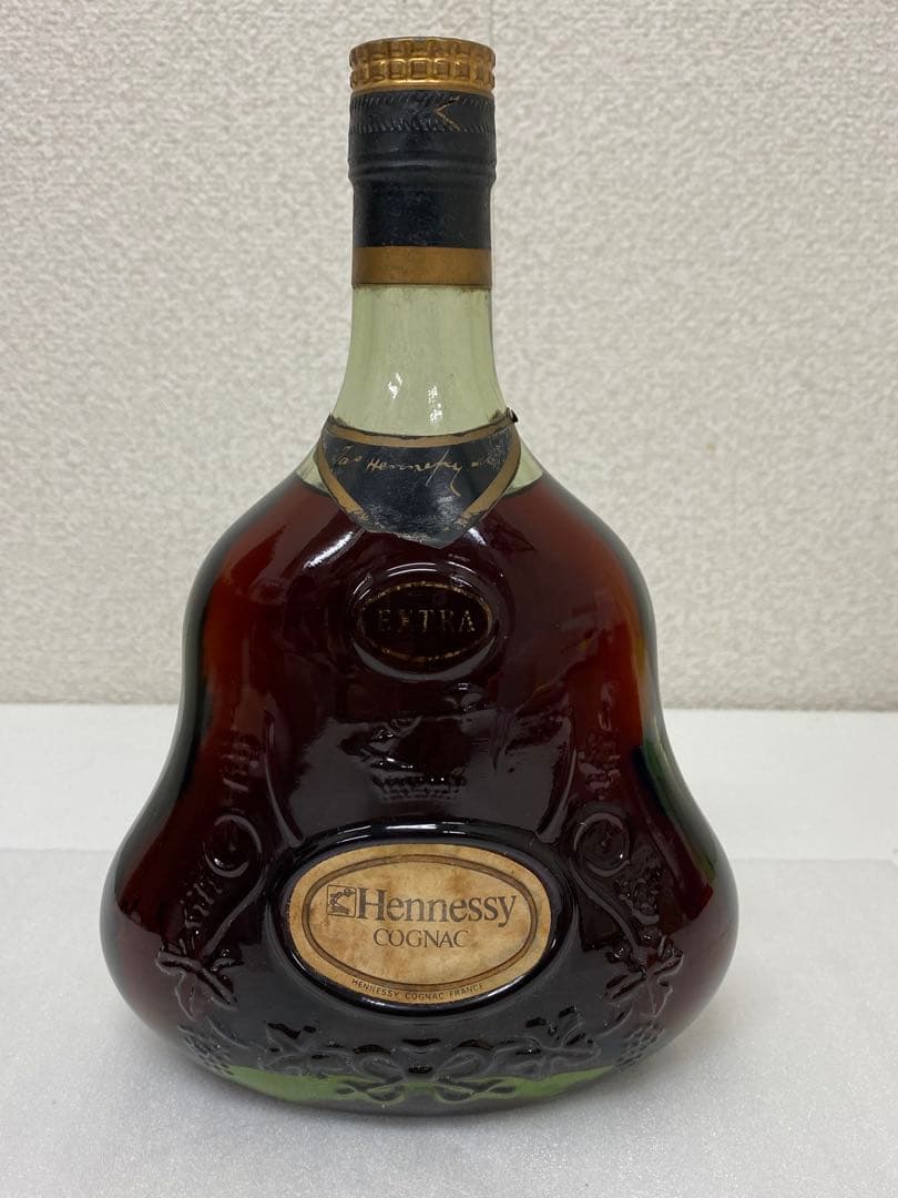 3-2684 【未開栓】Hennessy エクストラ グリーンボトル 金キャップ ヘネシー Hennessy XO 金キャップ グリーンボトル 700ml ブランデー