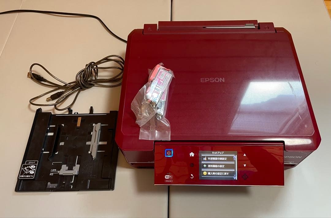 EPSON EP-805AR 赤 インクジェットプリンター 本体