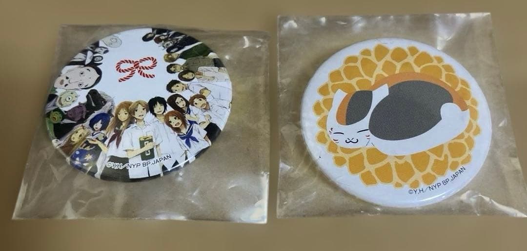 夏目友人帳 一番くじキャラバン おみくじ 缶バッジ 全10種コンプリートセット