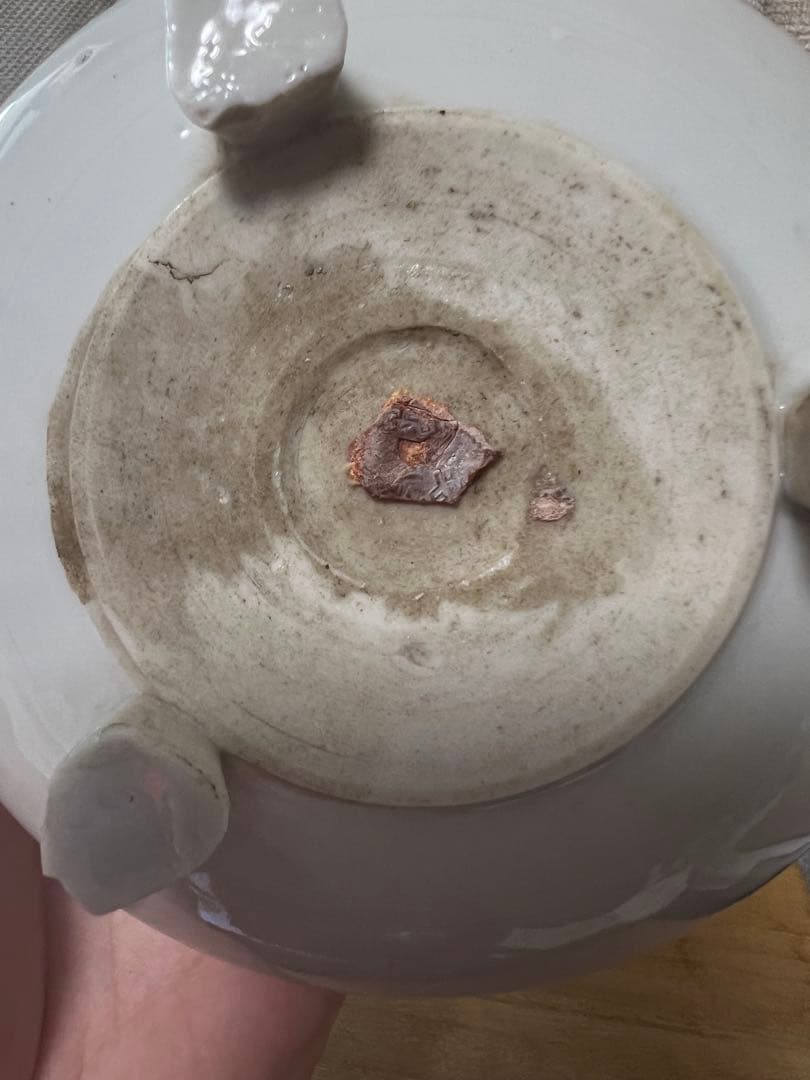 中国白磁香炉、徳化白磁