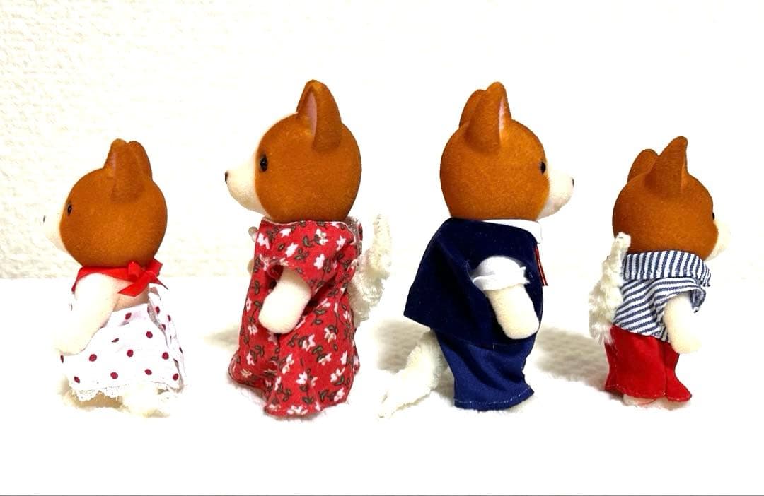 シルバニアファミリー⭐️コーギー　オープンハンド　海外版　Flair