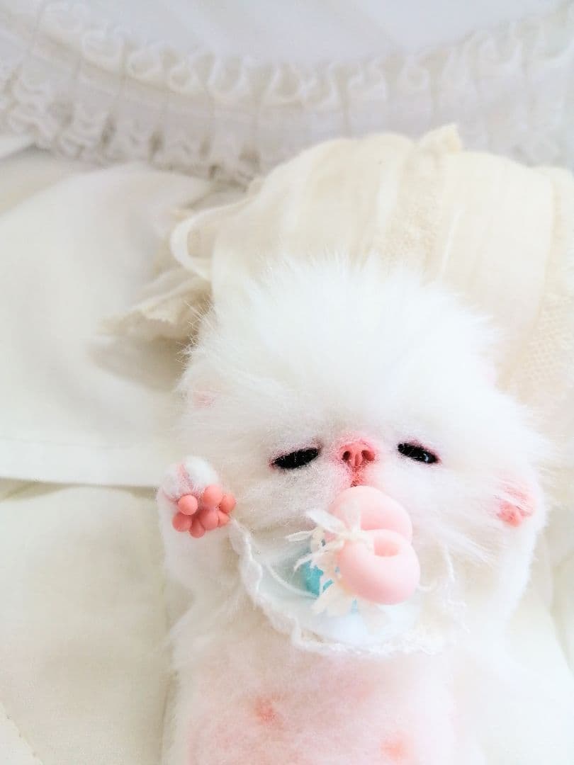 とも様❤️御予約♡おしゃぶり♡お腹ぽっこり子猫ちゃん♡アートドール♡