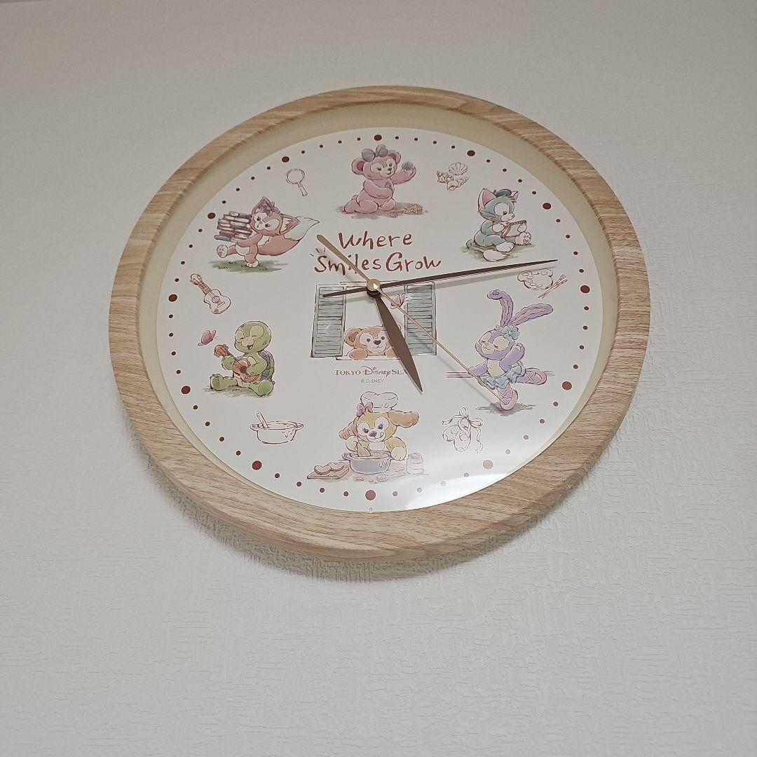 ダッフィー掛け時計　写真立て