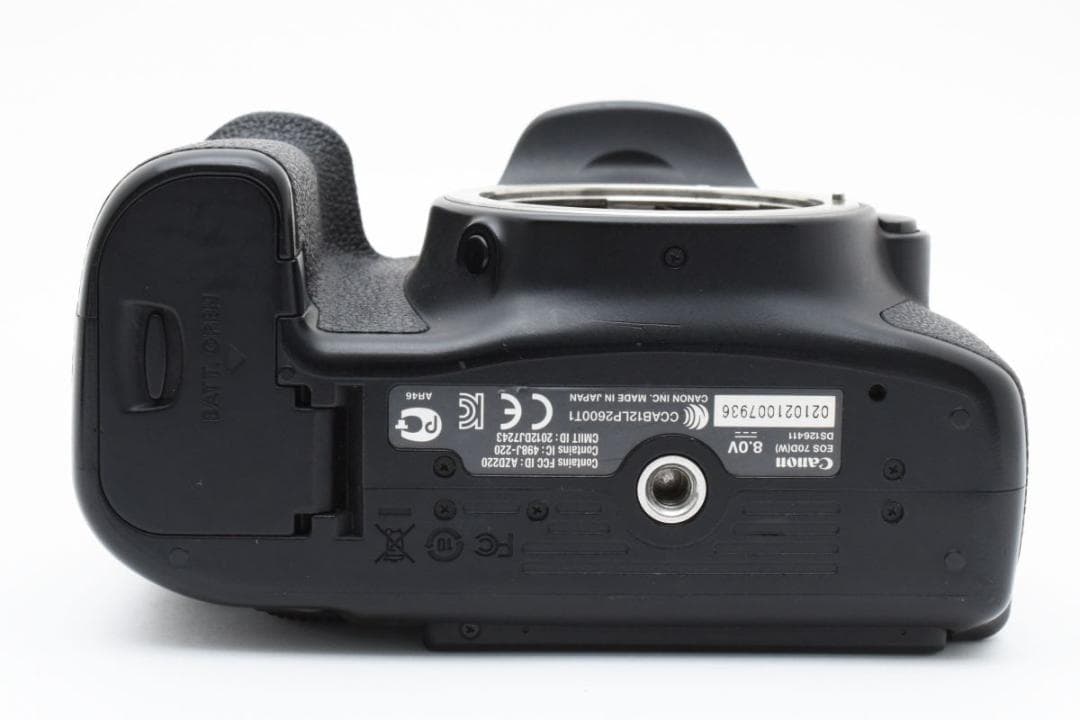 完動品 キャノン EOS 70D ダブルレンズキット/ガラスフィルム/SD32