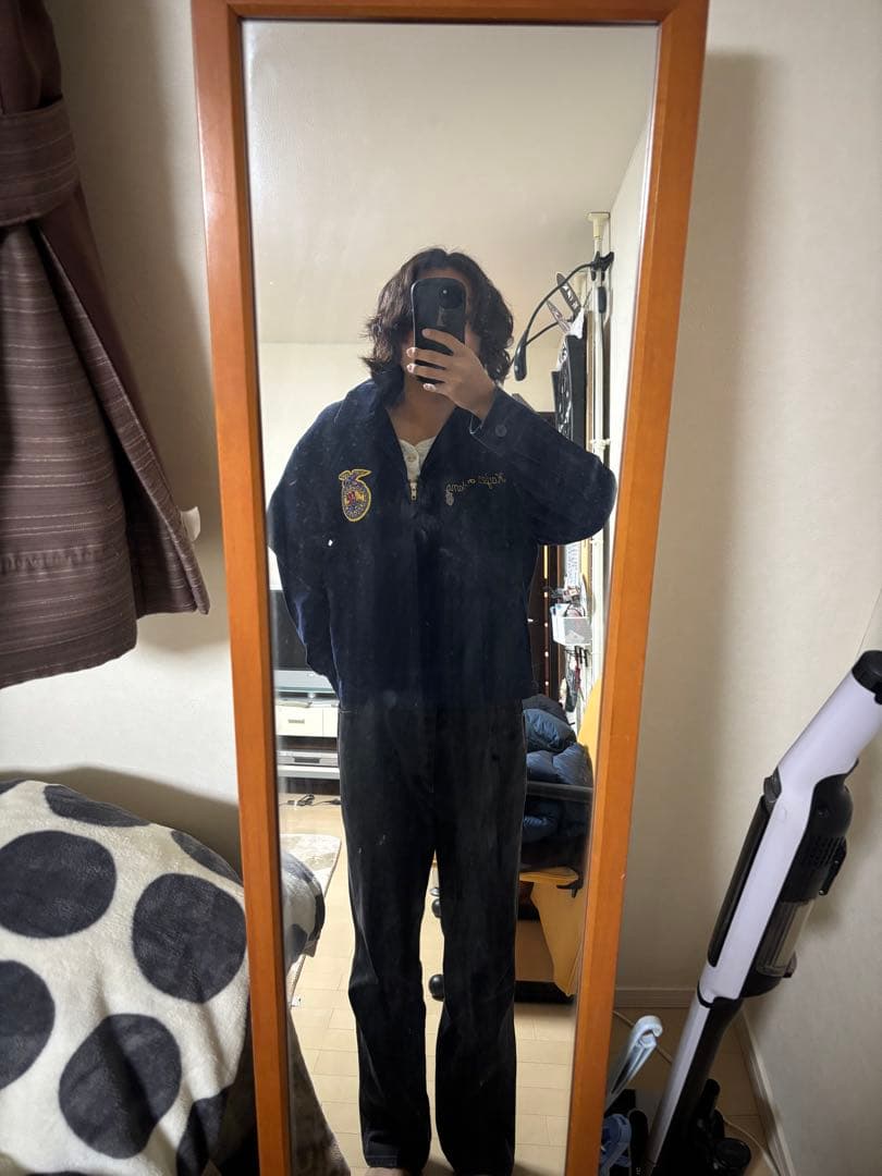 90s FFAジャケット　濃紺