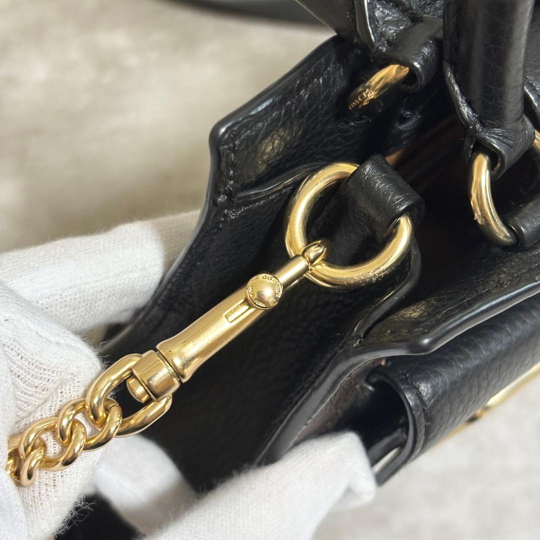 A261 未使用級✨コーチ　ミニ ペッパー クロスボディ シグネチャー　ブラウン